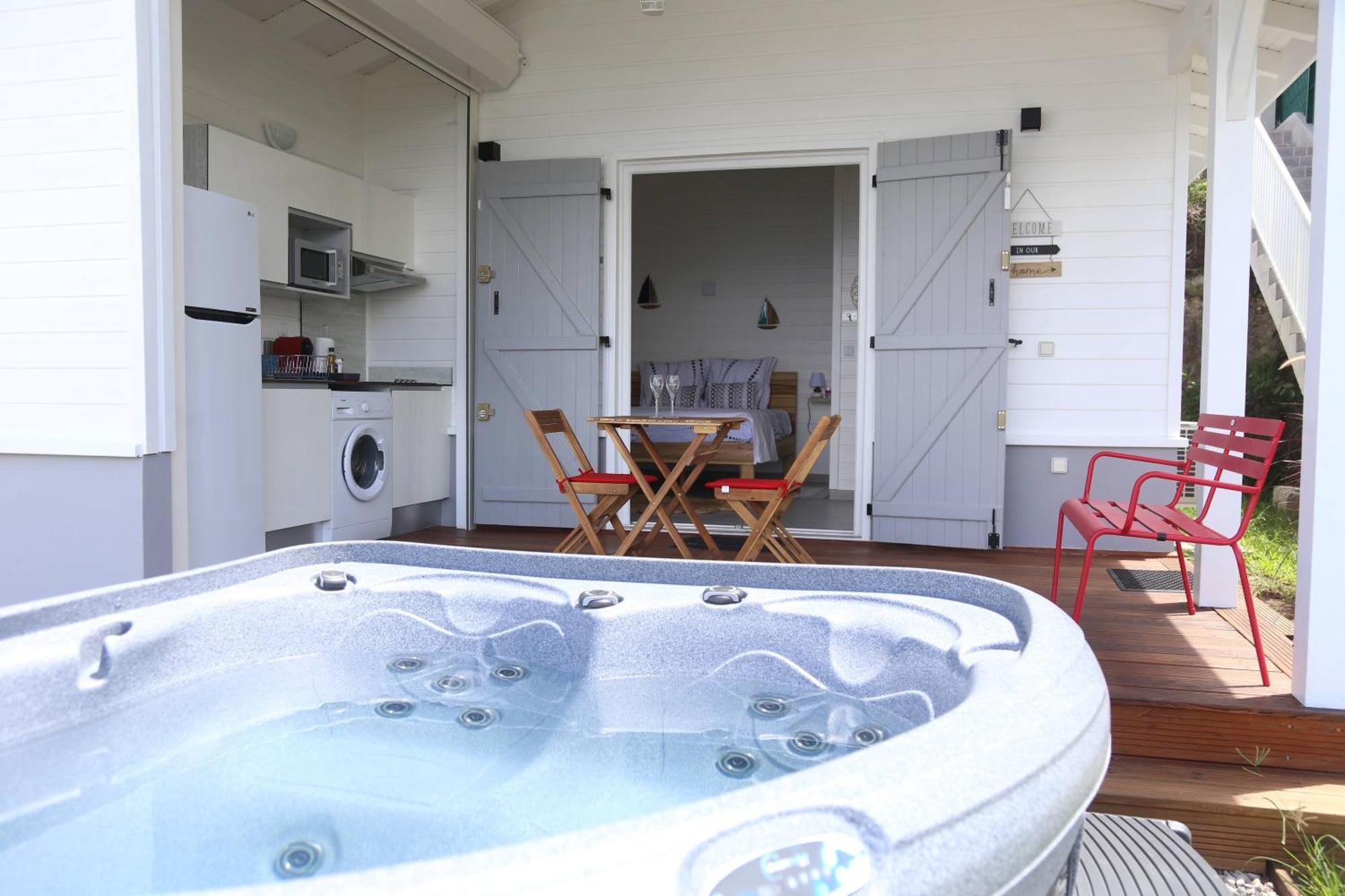 Bungalow Palbea Superieur Avec Spa Et Vue Mer 쇨세르 외부 사진